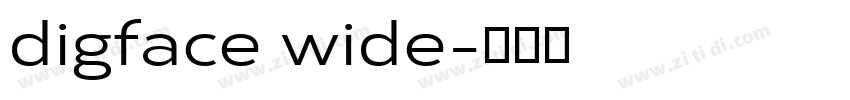 digface wide字体转换